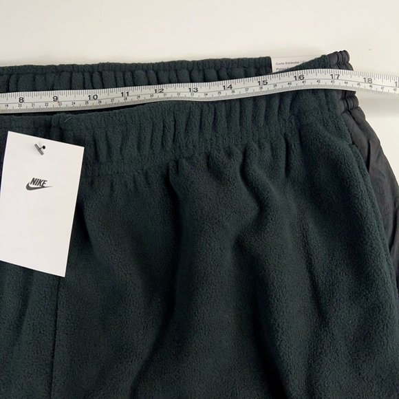 Nike Mens Fleece Jogger Pants Black Standard Fit Pockets Tapered Leg XL New - Picture 5 of 12